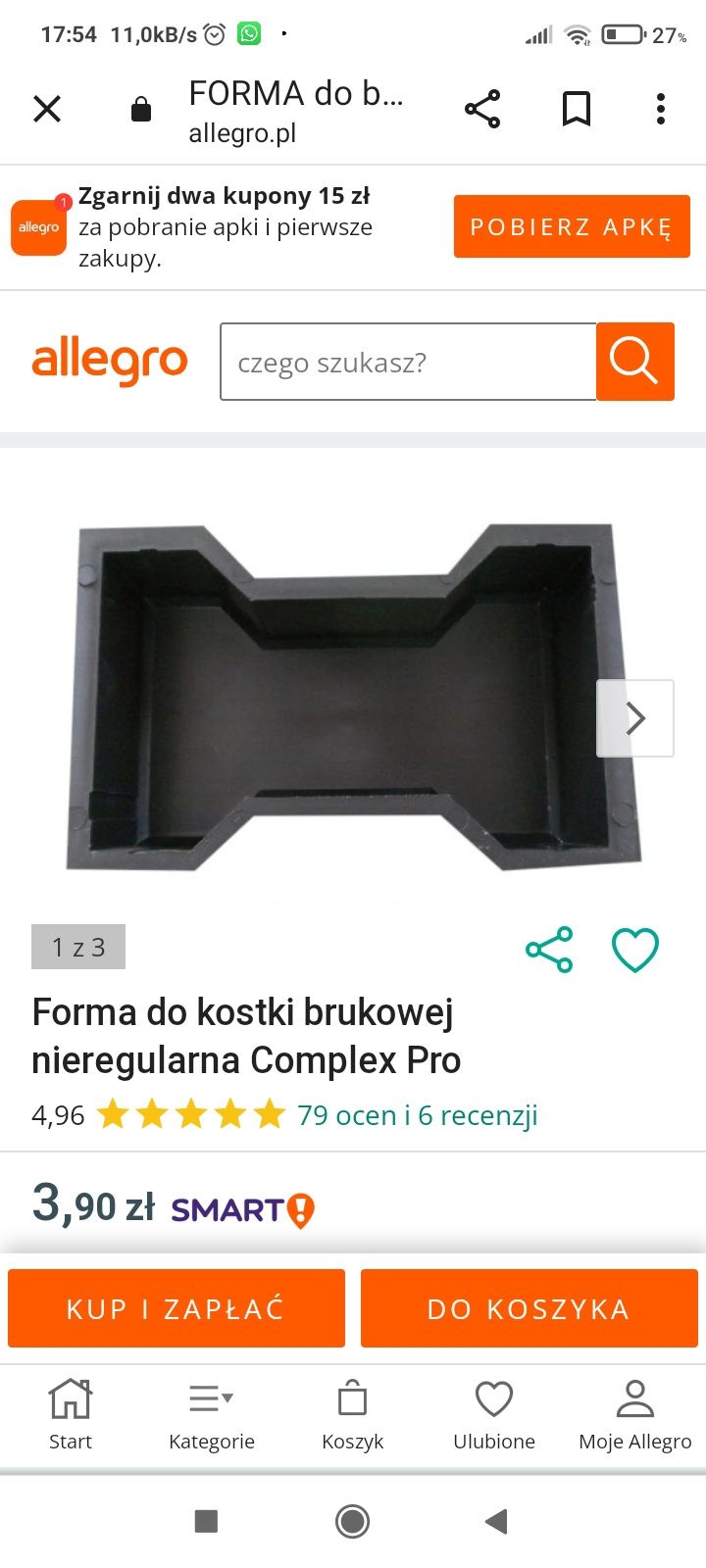 Formy do polbruk kość