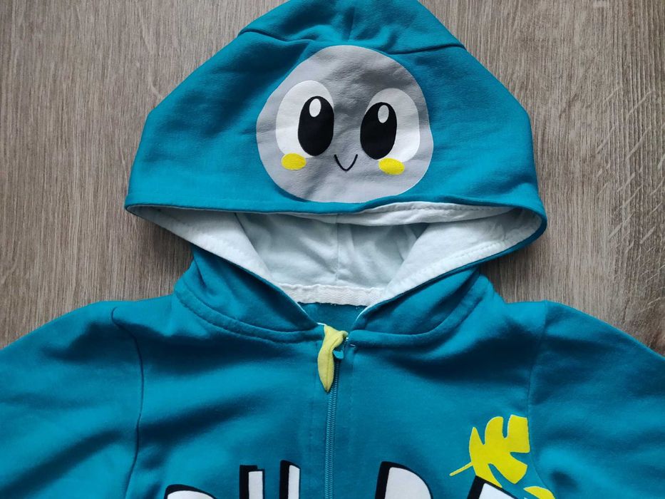 Человечек Черепашка 86 см. 1,5 гг. бирюзового цвета,100% cotton
