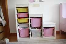 Móvel de organização de brinquedos do ikea
