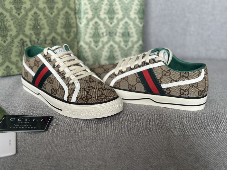 Кеди Gucci Tennis 1977 кросівки чоловічі жіночі люкс гуччи