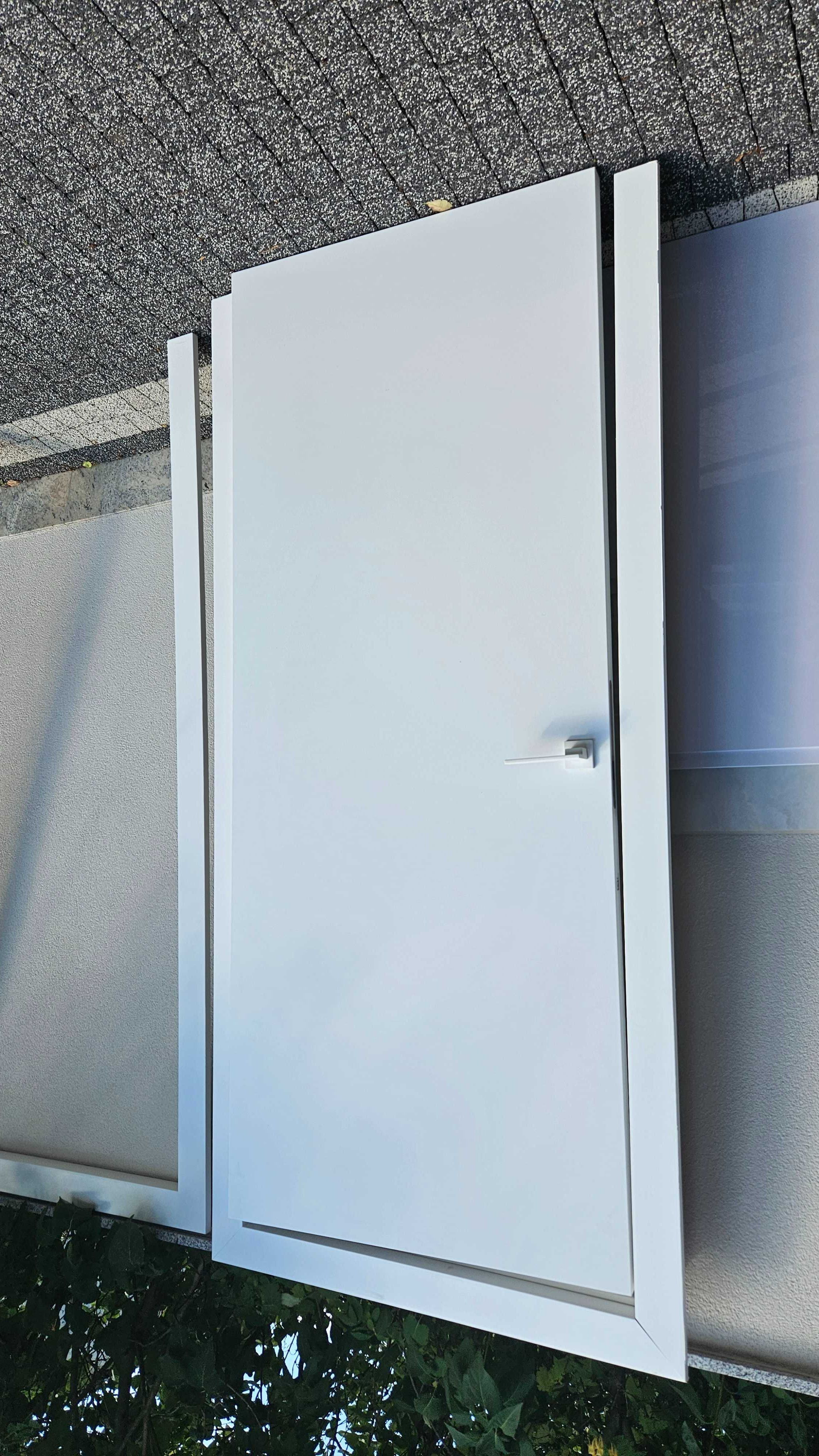 Porta drzwi wewnętrzne 80 białe kompletne z ościeżnicą