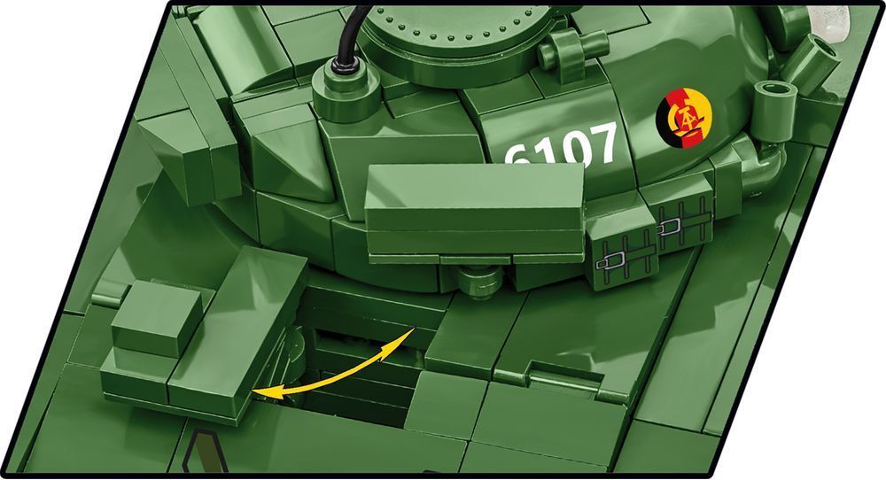 Klocki Cobi 2625 Czołg T-72 East Germany/Soviet Armed Forces 680 El