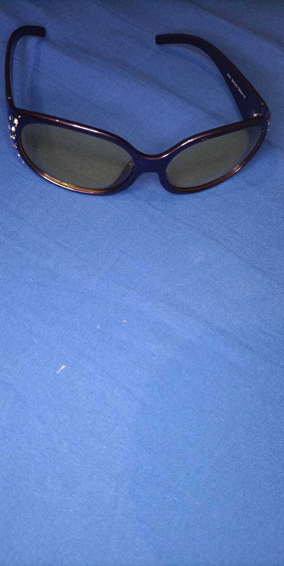 Spolaryzowane okulary przeciwsłoneczne damskie Rhinestone