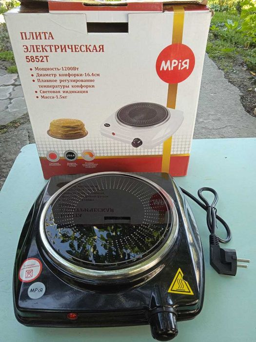 Электроплити  одно/двокомфорочні