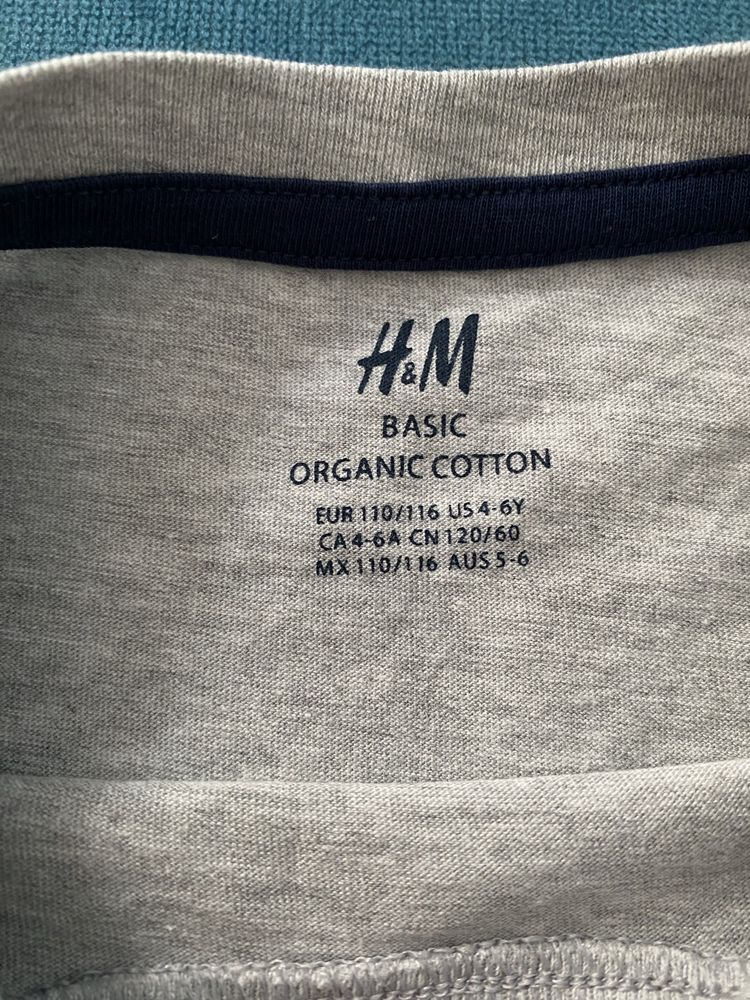 Zestaw 2 t-shirts H&M nowe! Rozm.110/116