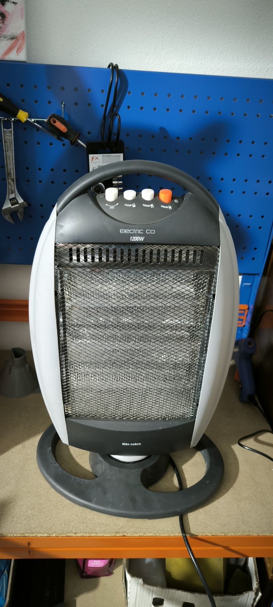 Aquecedor de halogéneo 1200w