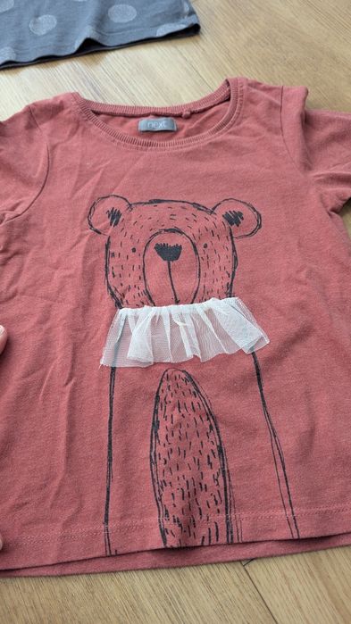 Zestaw Koszulki z długim rękawem NEXT dziewczynka 98