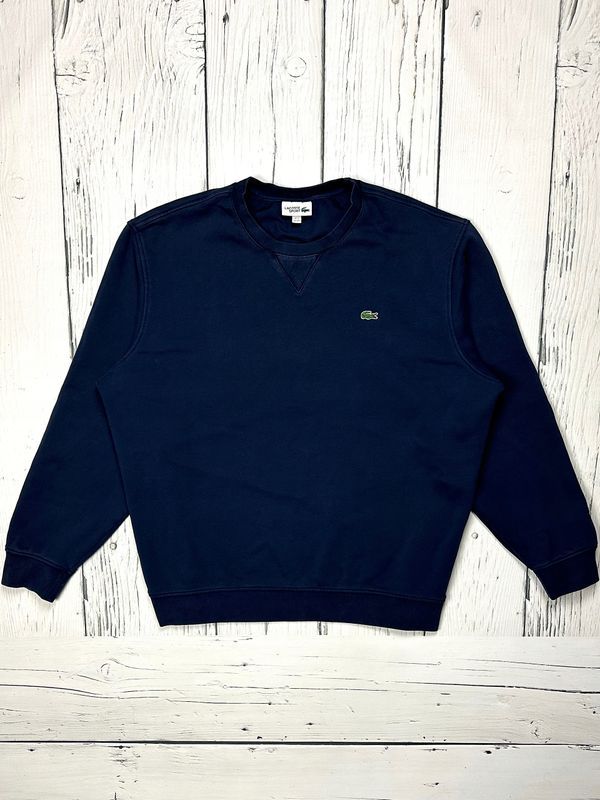 Lacoste Sport Bluza Crewneck Męska Logo na Piersi r. 11 / 2XG / 6XL