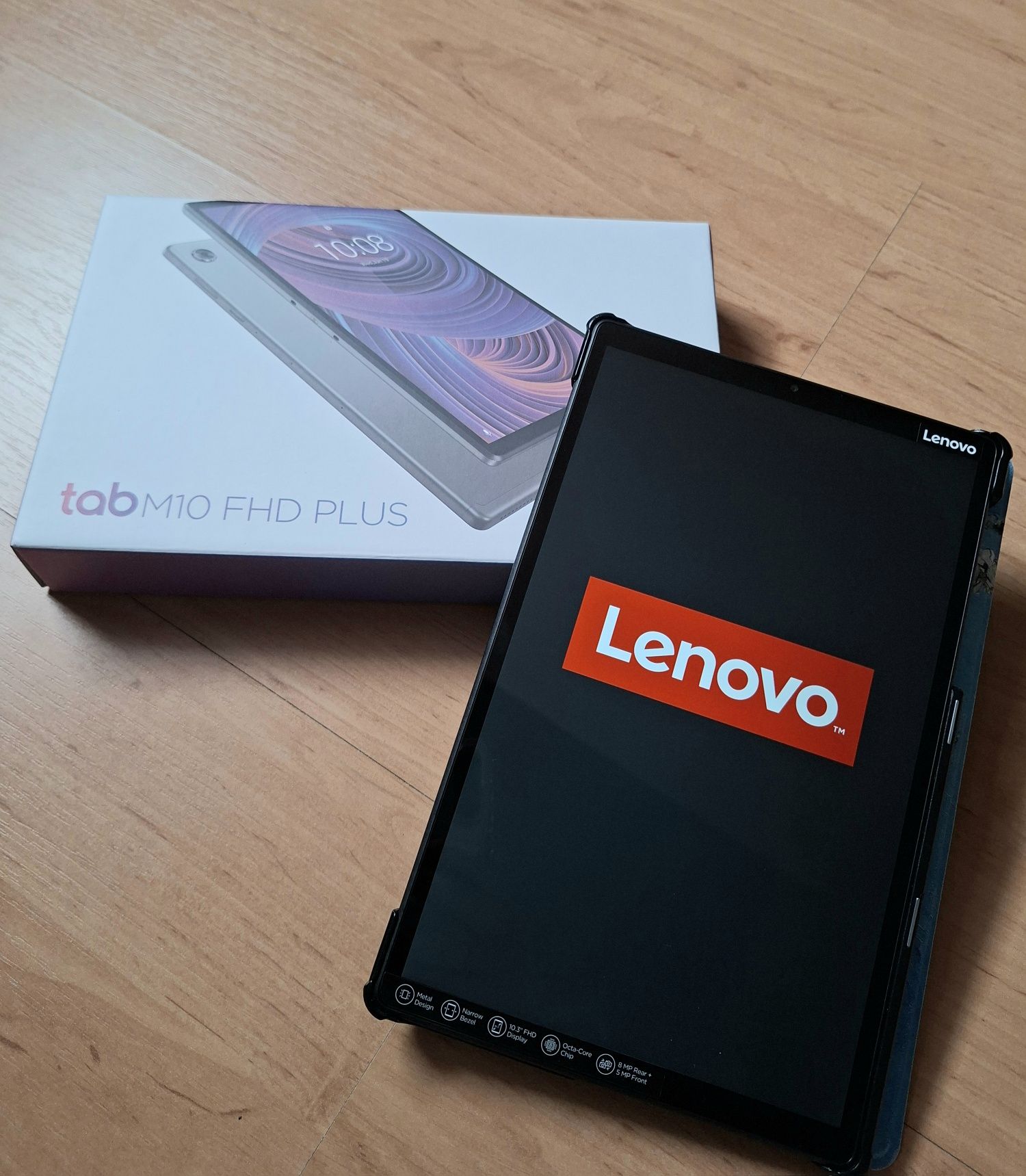 Tablet lenovo tabM10 FHD Plus 128gb + etui