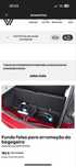 Fundo falso original para bagageira renault zoe