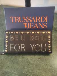 Porta-moedas Trussardi Jeans Preto