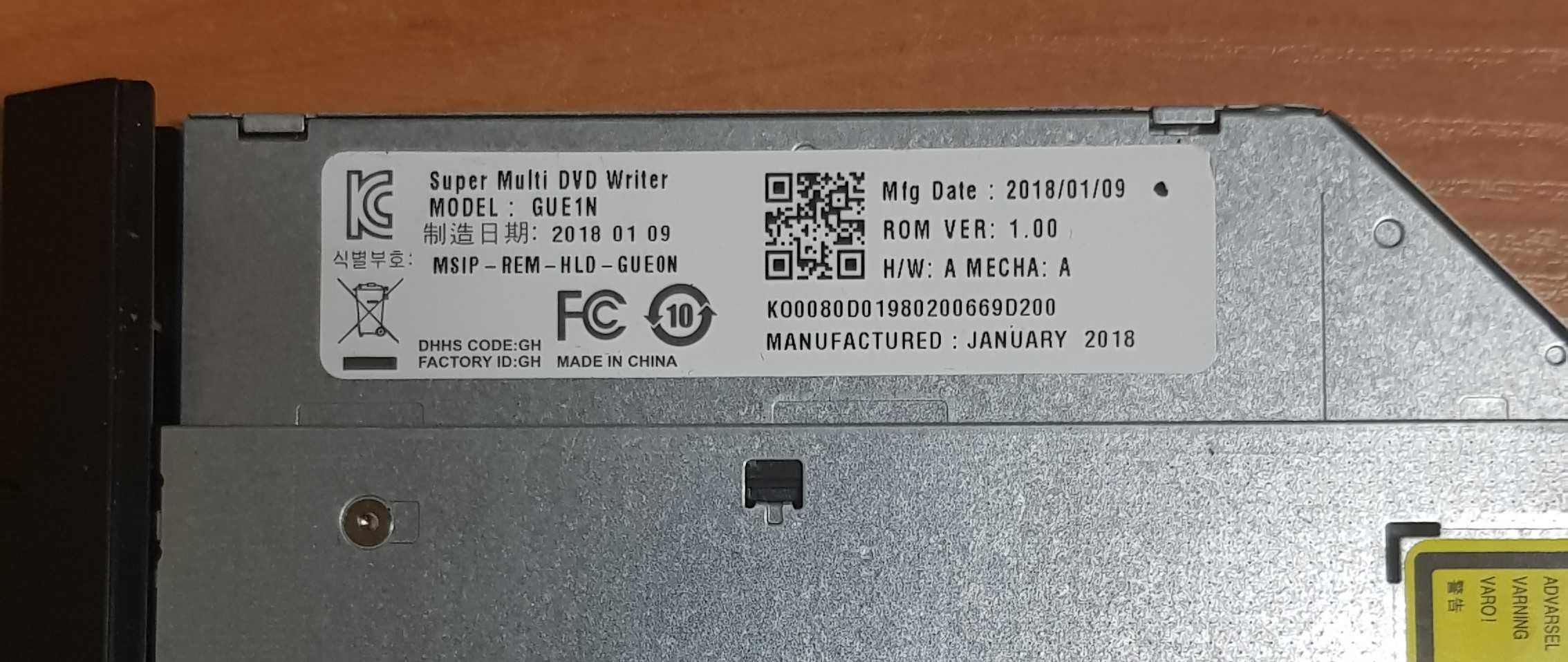 Napęd DVD-RW Do Laptopa w świetnym stanie