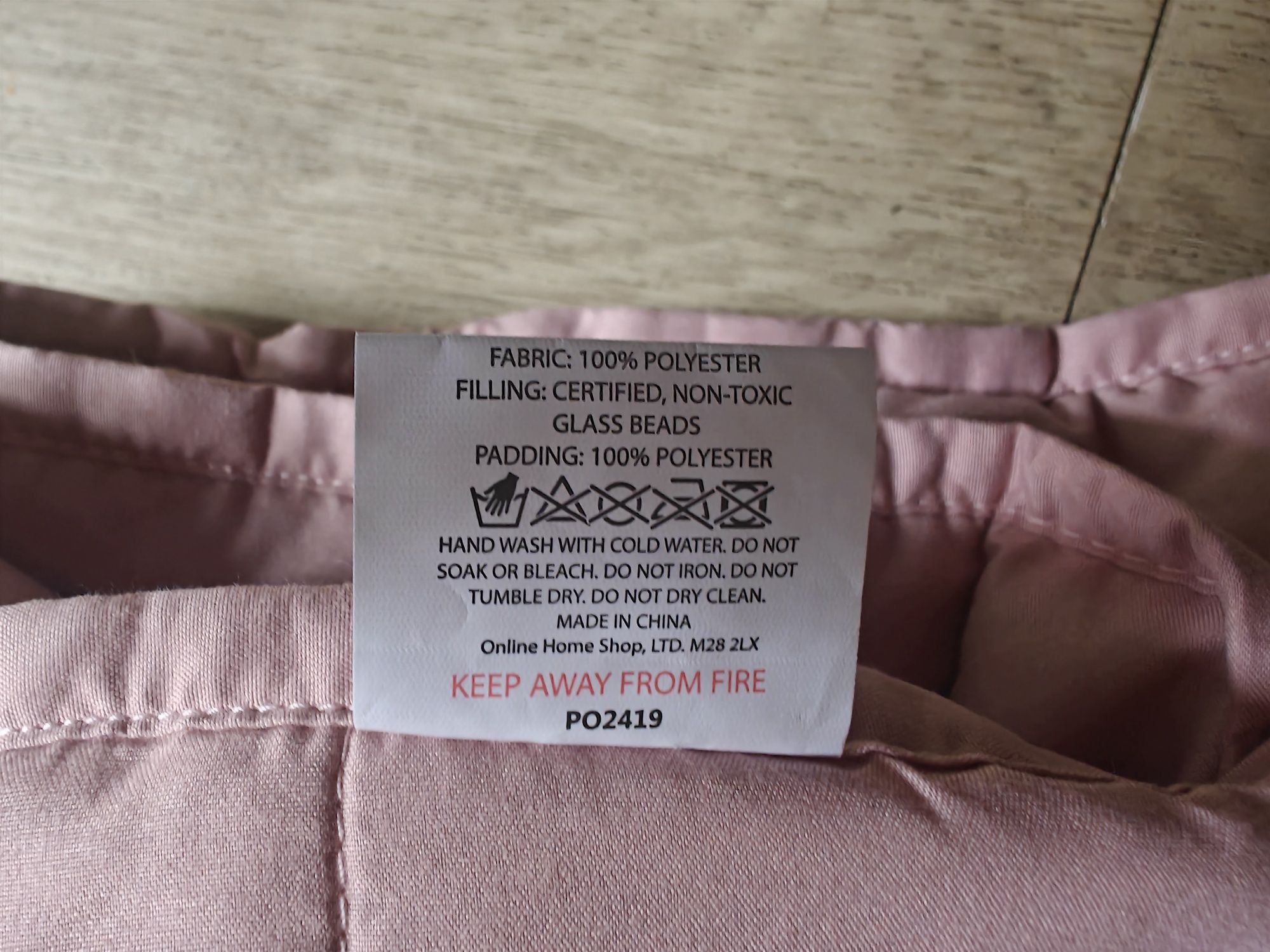 Kołdra sensoryczna różowa nowa