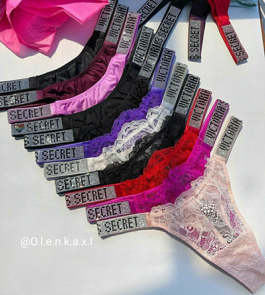 Распродажа Комплект Victoria's Secret Трусики Виктория Сикрет Набор