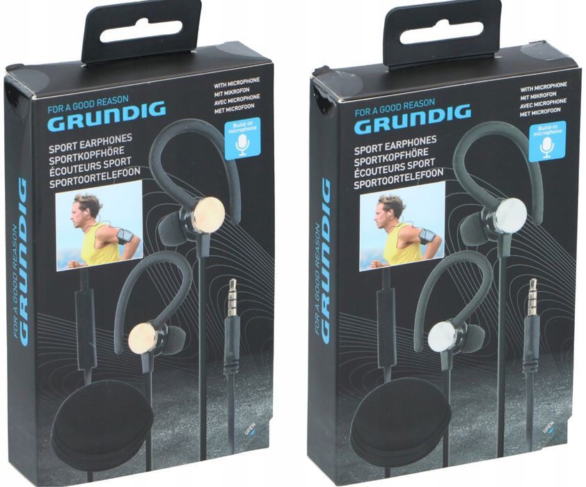 Słuchawki douszne Grundig z erui
