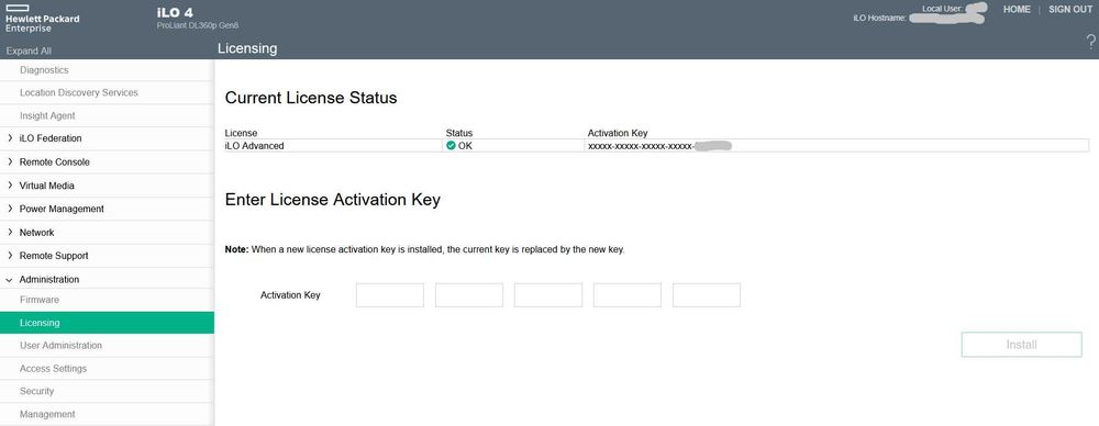 HPe ProLiant DL360p Gen8