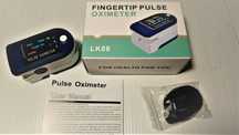 Oxímetro de dedo portátil visor LCD