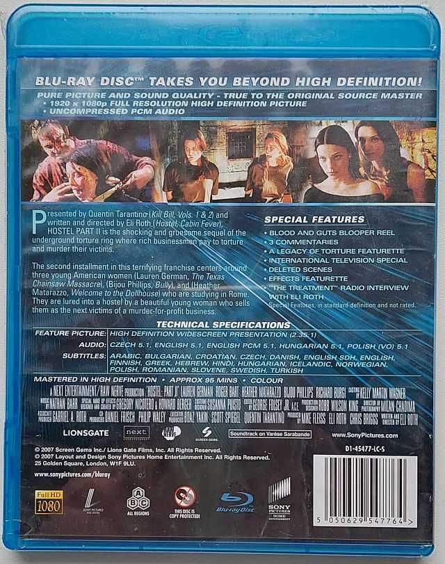 Hostel 2 (Blu-ray) Nowy Folia