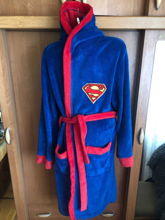 Халат мягусенький размер S-M. Superman. в ідеалі