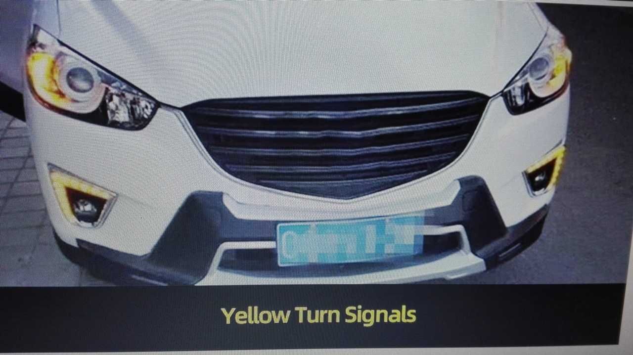 Mazda CX5 CX-5 LED ledy światła do jazdy dziennej DRL 2012- halogen
