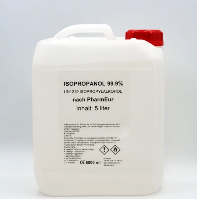 Ізопропіловий спирт ХЧ (ІПС) 99.9% 5л за 490грн