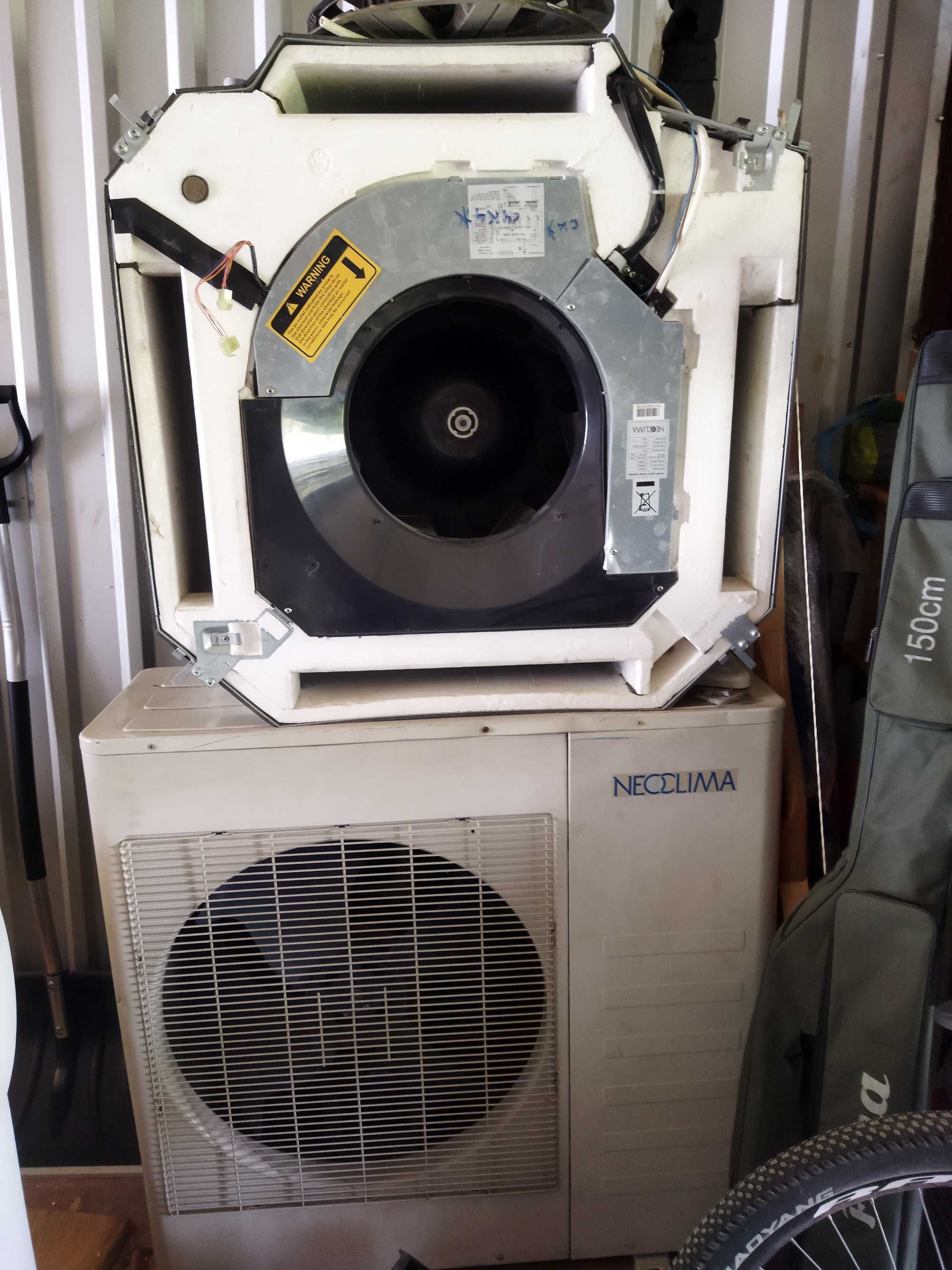 Кассетный кондиционер бу Neoclima 48 не CH Midea кассета на 150 м.кв.