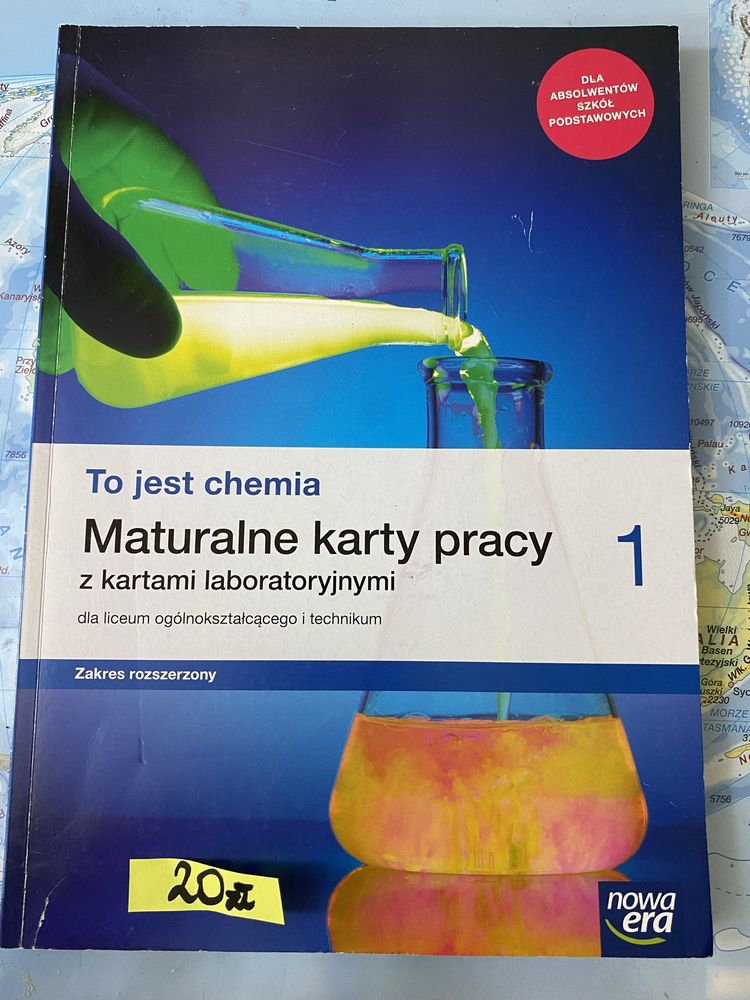 Sprzedam karty pracy z chemii do 1 klasy LO