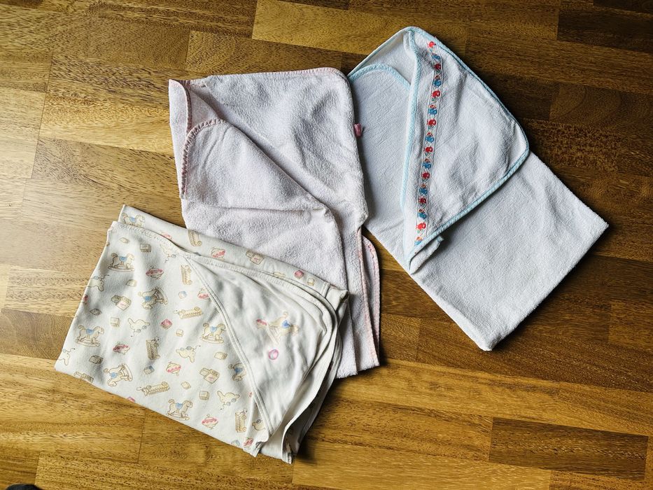 Zestaw ręczników kąpielowych z kapturem