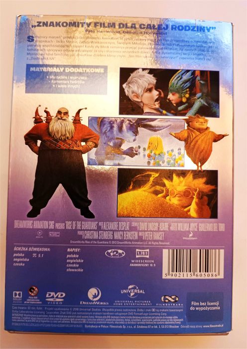 DVD dla dzieci Strażnicy Marzeń