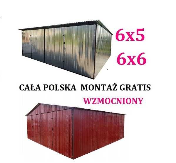 Garaż blaszany 6x5 6x6 8x5 8x6 Garaże blaszane Blaszak Cała Polska