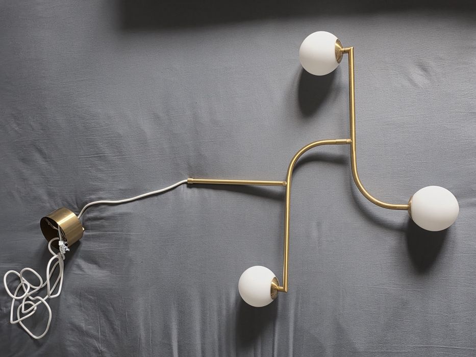 Mobil 70 Lampa Wisząca Brass/Opal - Pholc