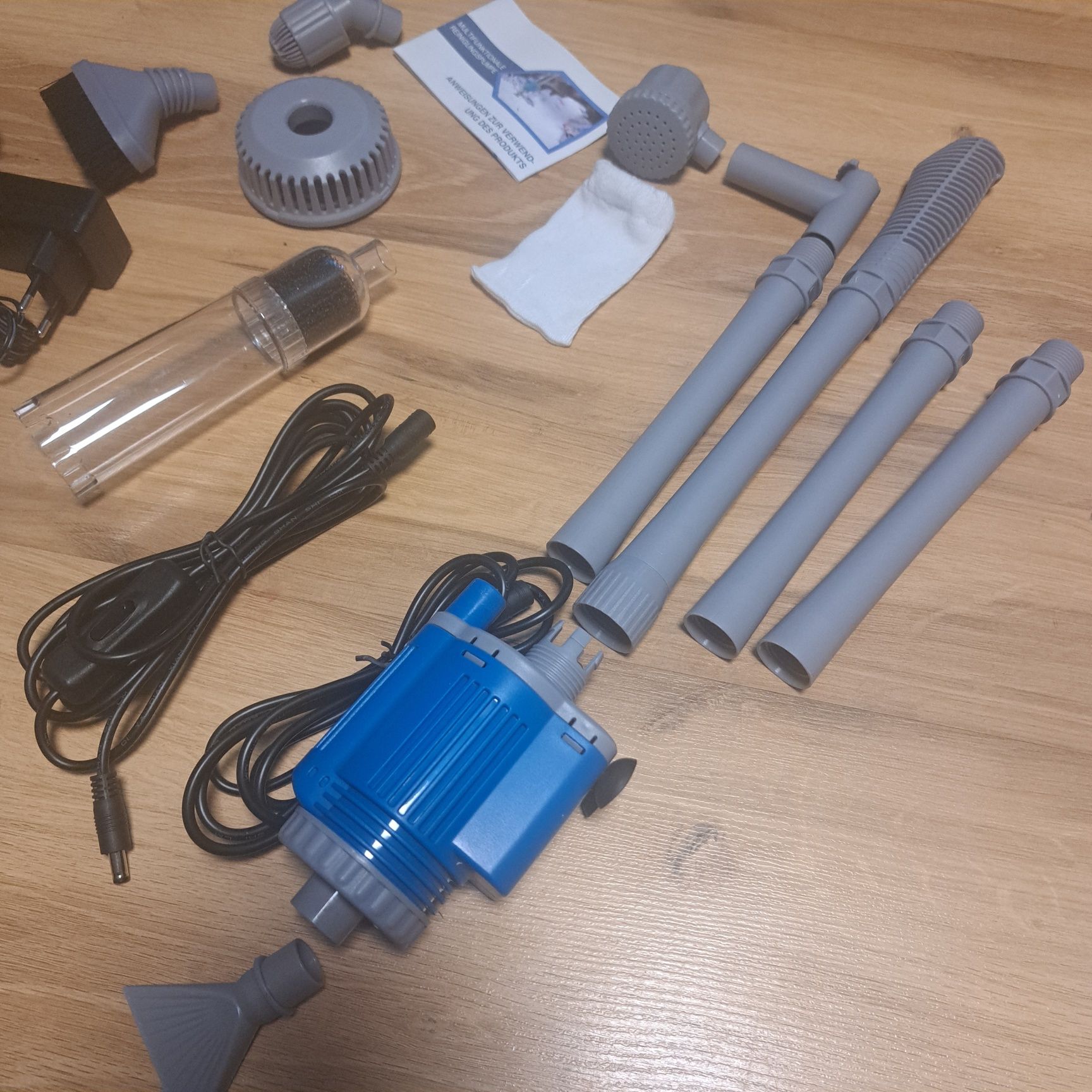 Wielofunkcyjny odkurzacz elektryczny do akwarium