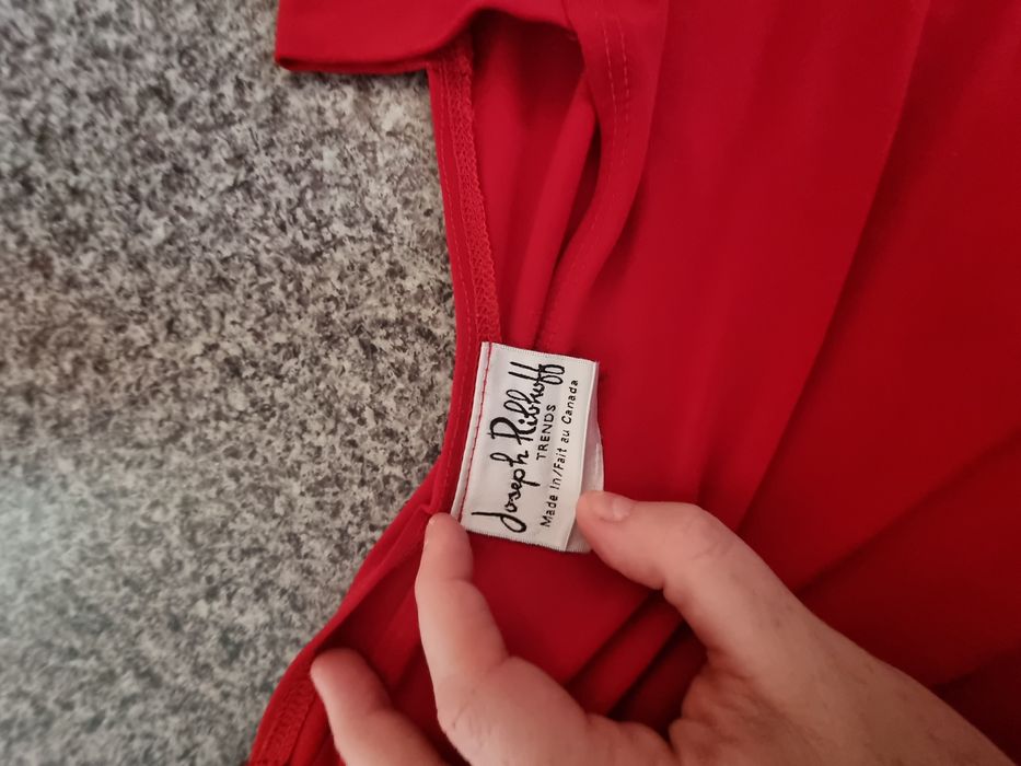 bluzka czerwona raczej s/m