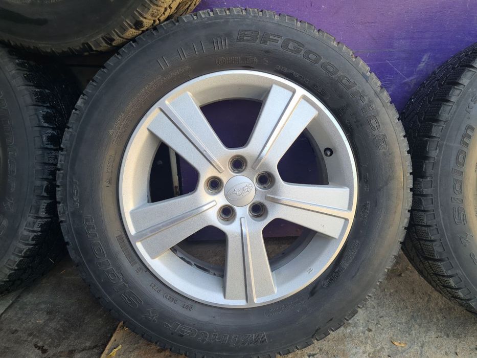 R16 5/100 диски с зимними шинами Subaru