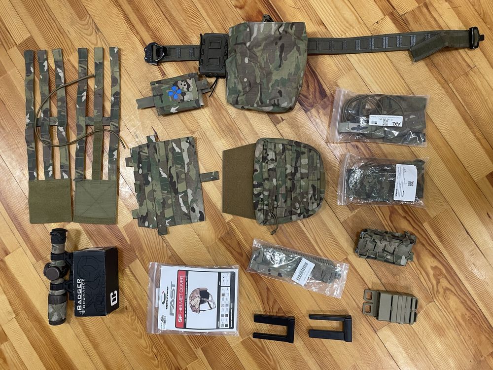 Vortex Razor, Crye precision, Ops core, Spiritus System,  AXL