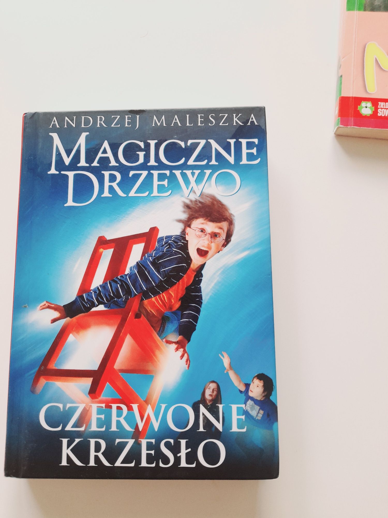 Książka magiczne drzewo czerwone krzeslo