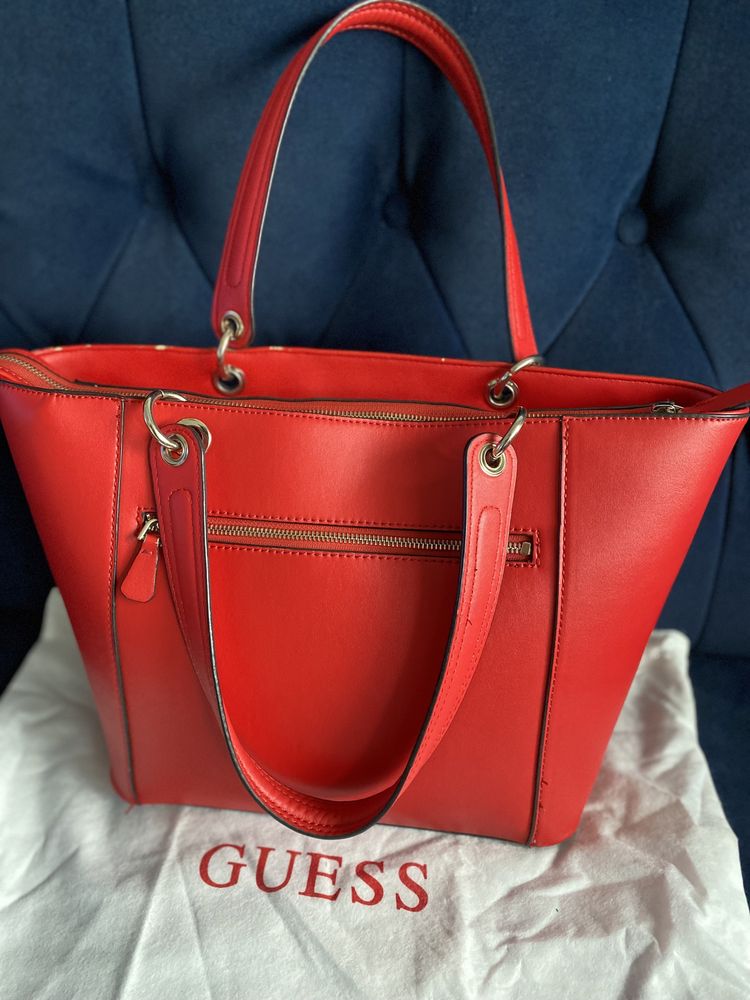 Torebka typu shopper Guess