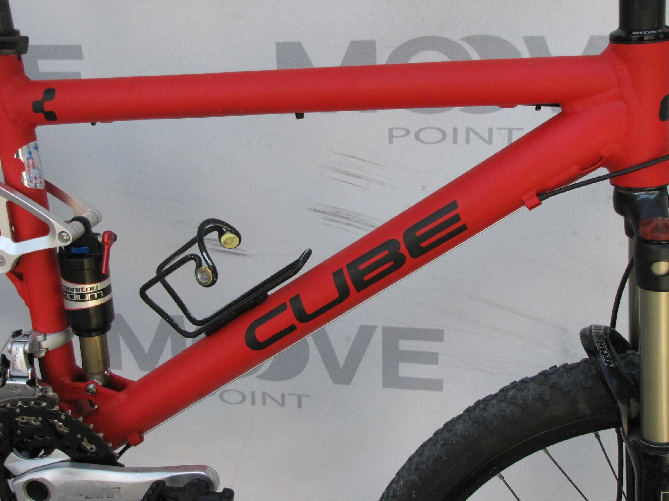 Świetny Full CUBE! DEORE XT , MAnitou, Mavic, Tarcze! Db stan!