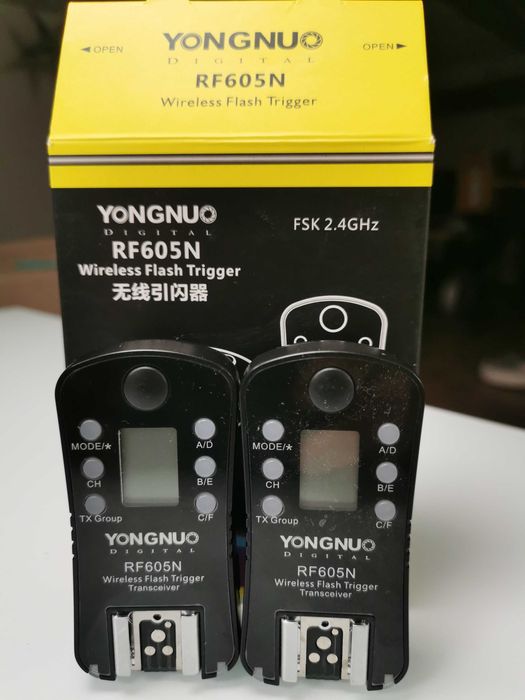 Lampa błyskowa YONGNUO YN685 oraz 2 wyzwalacze yongnuo RF605N do Nikon