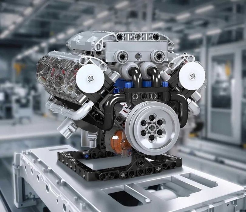 Конструктор бензиновий двигун V8 ENGINE Mould King 10088s, 535 деталей