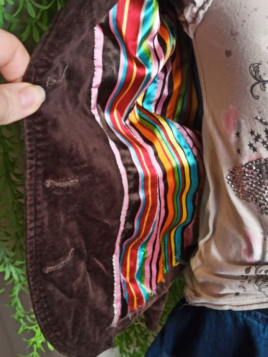 Sg Marynarka dla dziewczynki 122 brązowy  żakiet dla dziewczynki 122