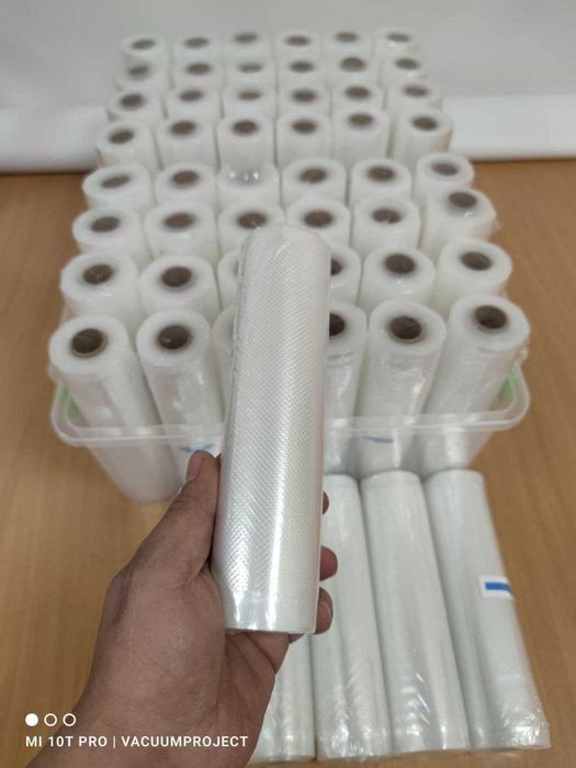 Вакуумні пакети,рулони для вакууматора,рифлені пакети