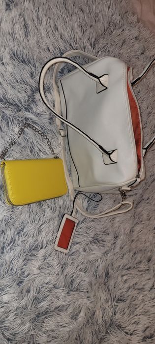 Torebka biała żółta gratis. Nowe. Polecam.