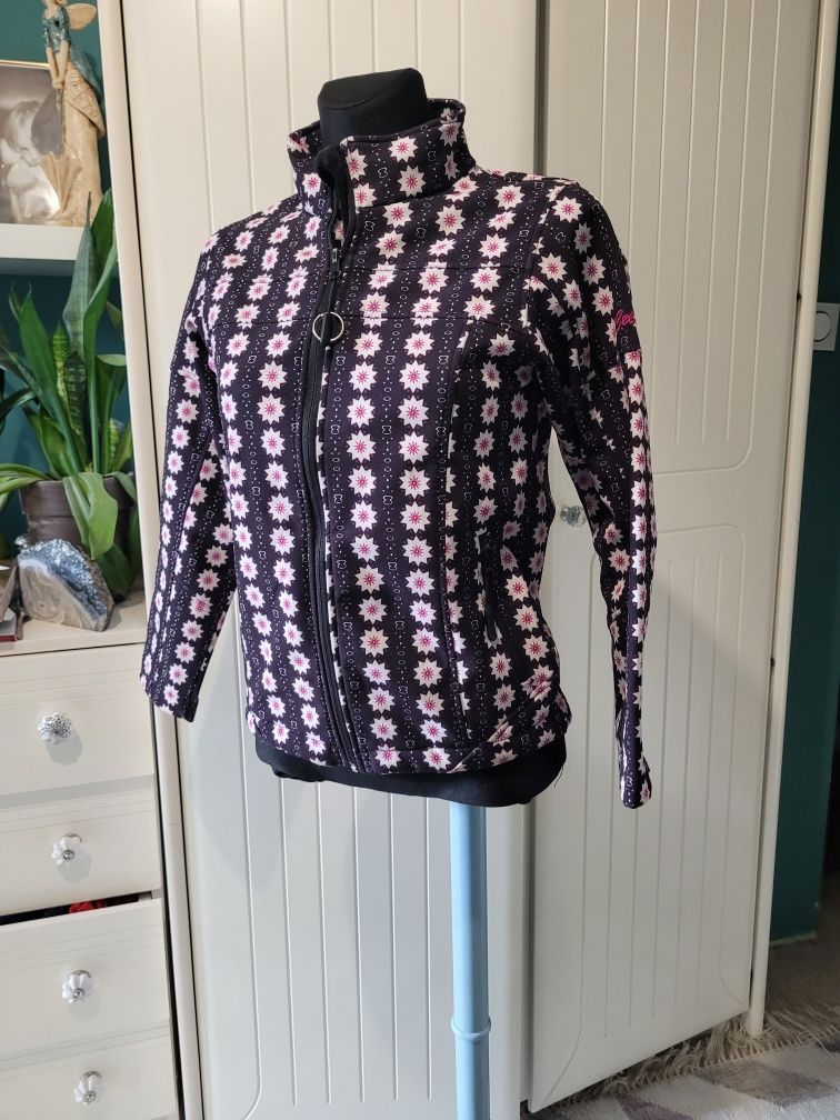 Celsius 152 cm kurtka bluza softshell kwiaty
