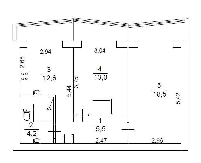 Продажа 2к.ж/м Победа
