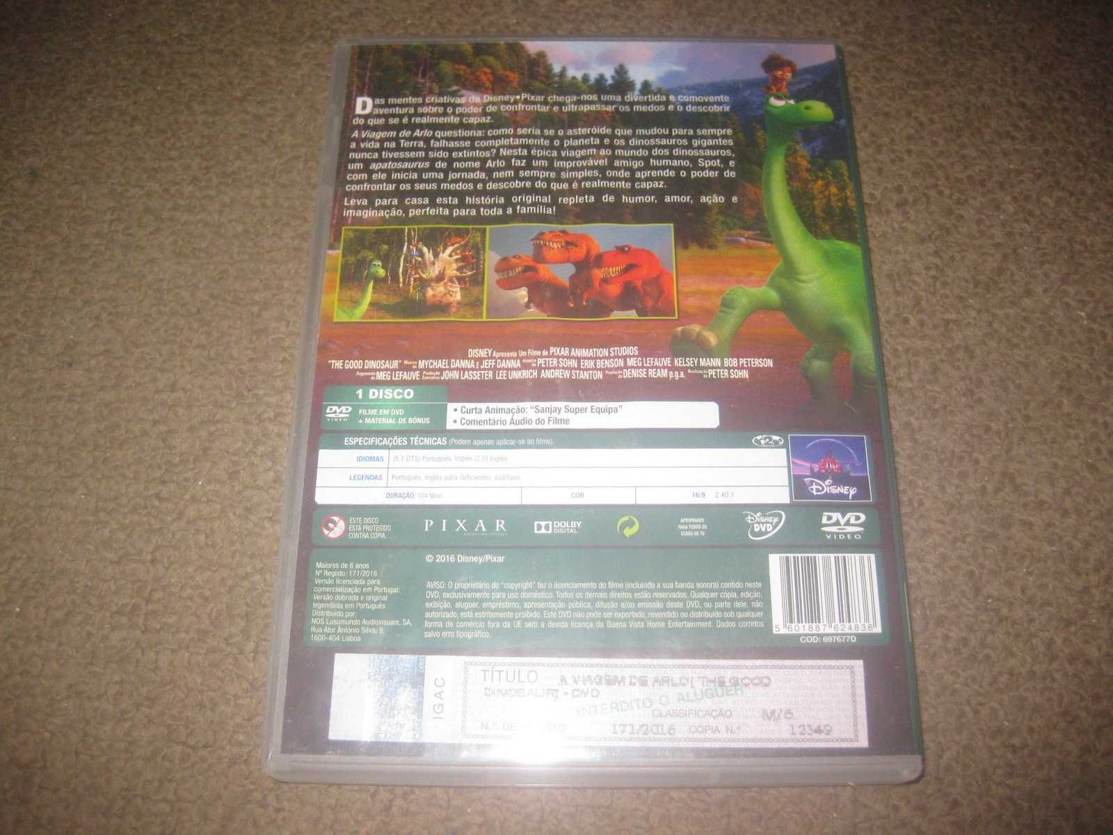 DVD "A Viagem de Arlo"