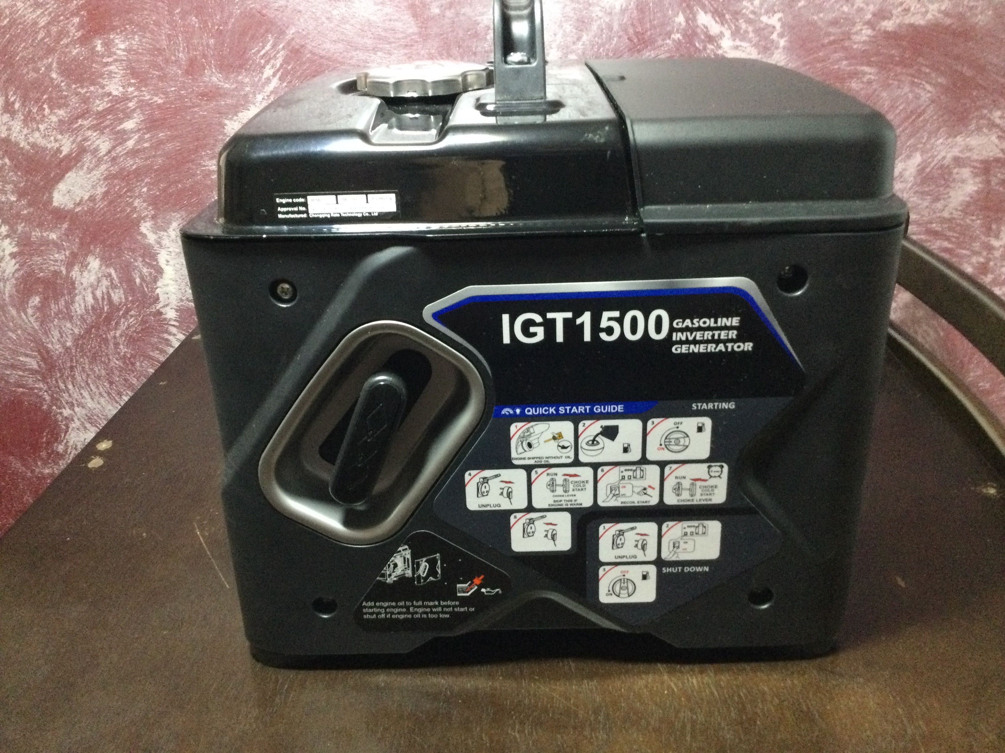 Генератор scheppach IGT1500  новий
