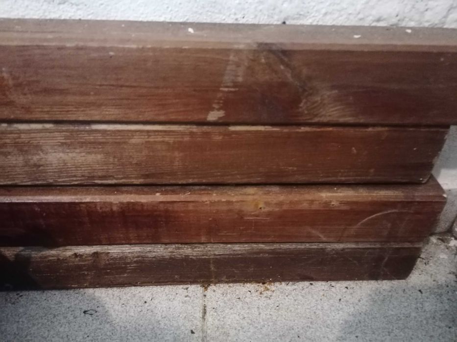 Pérgola ferro e madeira 3x3m