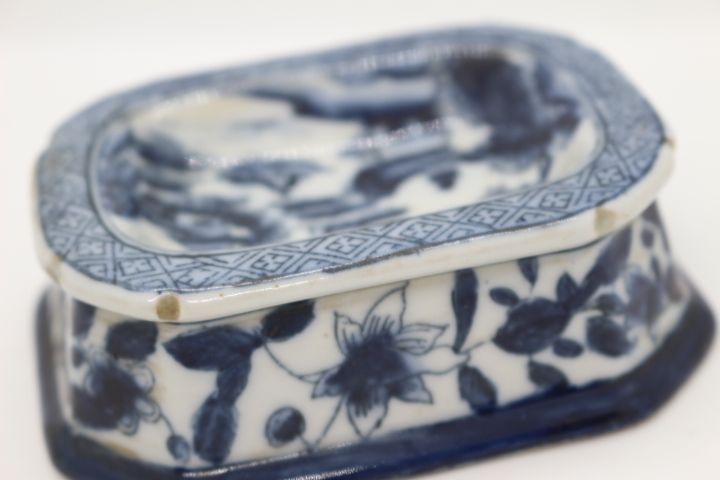 Saleiro Porcelana Chinesa " China Azul " Lago XX