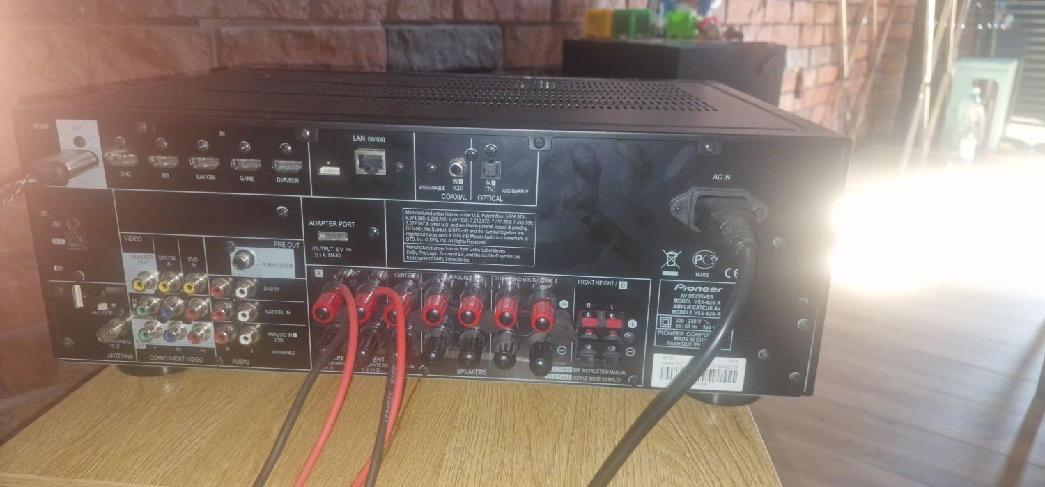 Amplituner pioneer+głośniki